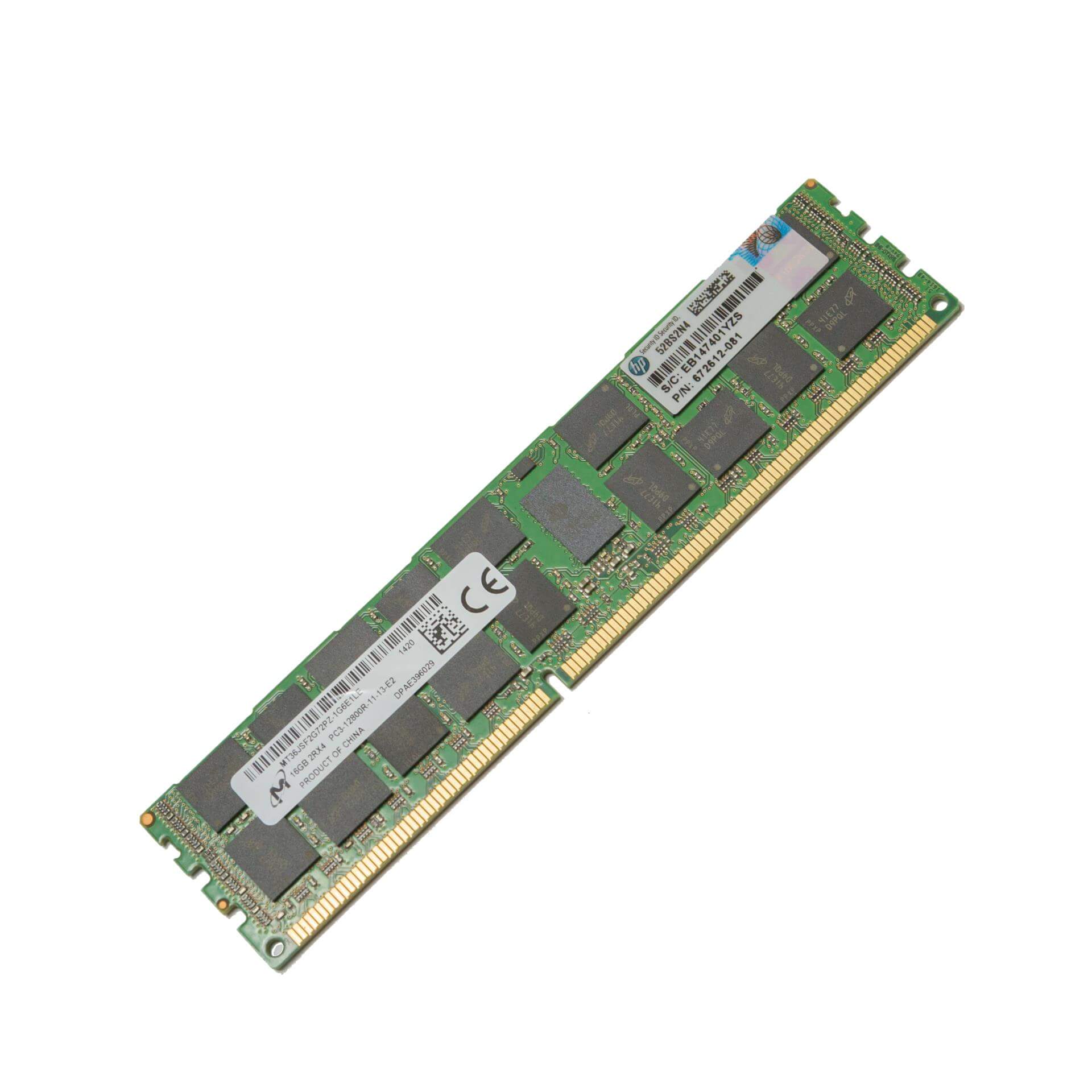 HP 16GB DDR3 ECC RAM 12800R 672631-B21 684031-001 672612-081