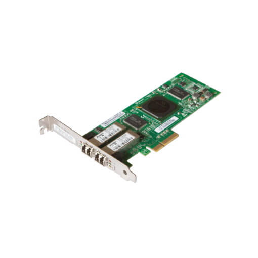 HP QLE2462 AE312A Dual Port FC HBA, perspektivisch