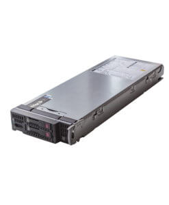 HP BL460c Gen9 Blade Server geschlossen, perspektivisch, günstiger, gebrauchter Server.