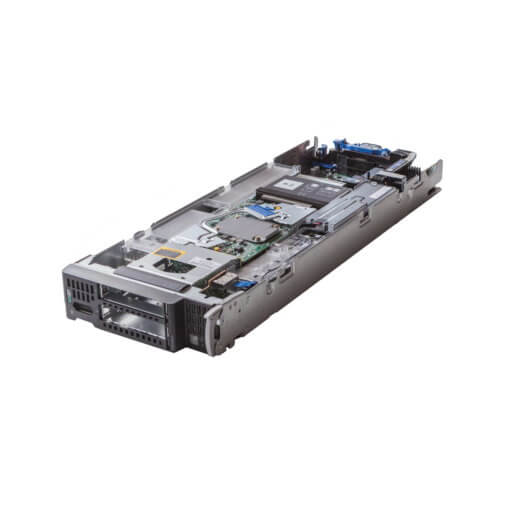 HP BL460c Gen9 Blade Server offen, perspektivisch, günstiger, gebrauchter Server.